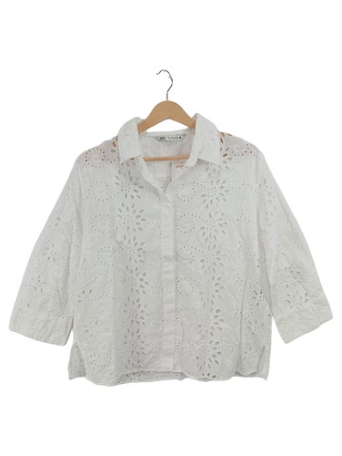 Zara bluse damen - bluse, weiß
