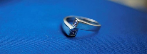 Ring weißgold art deco - ring,