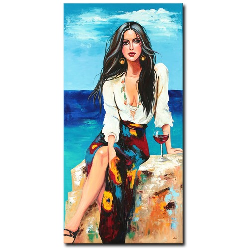 Acryl bild gemälde - bild, modern
