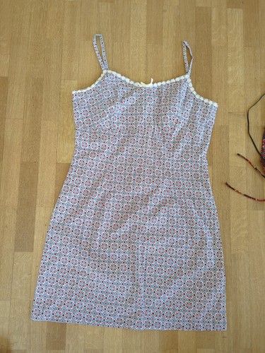 Baumwoll kleid romantisch - baumwoll,