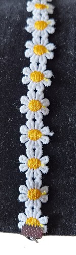 Halsband weiß blumen - halsband,