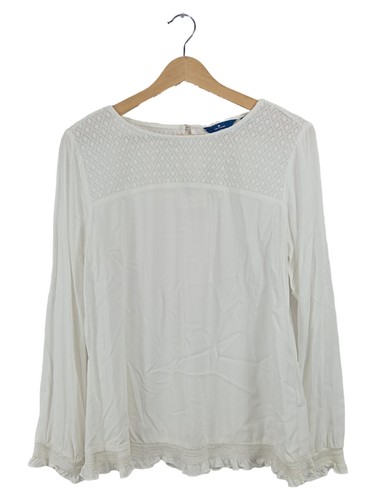 Tom tailor bluse damen - tailor, weiß